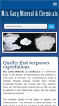 Mobile Screenshot of garg-mineralandchemicals.com